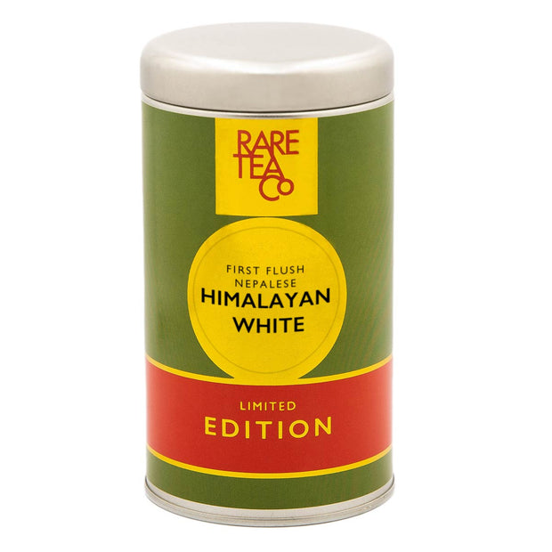 Empty Nepalese Himalayan First Flush White Tea Tin