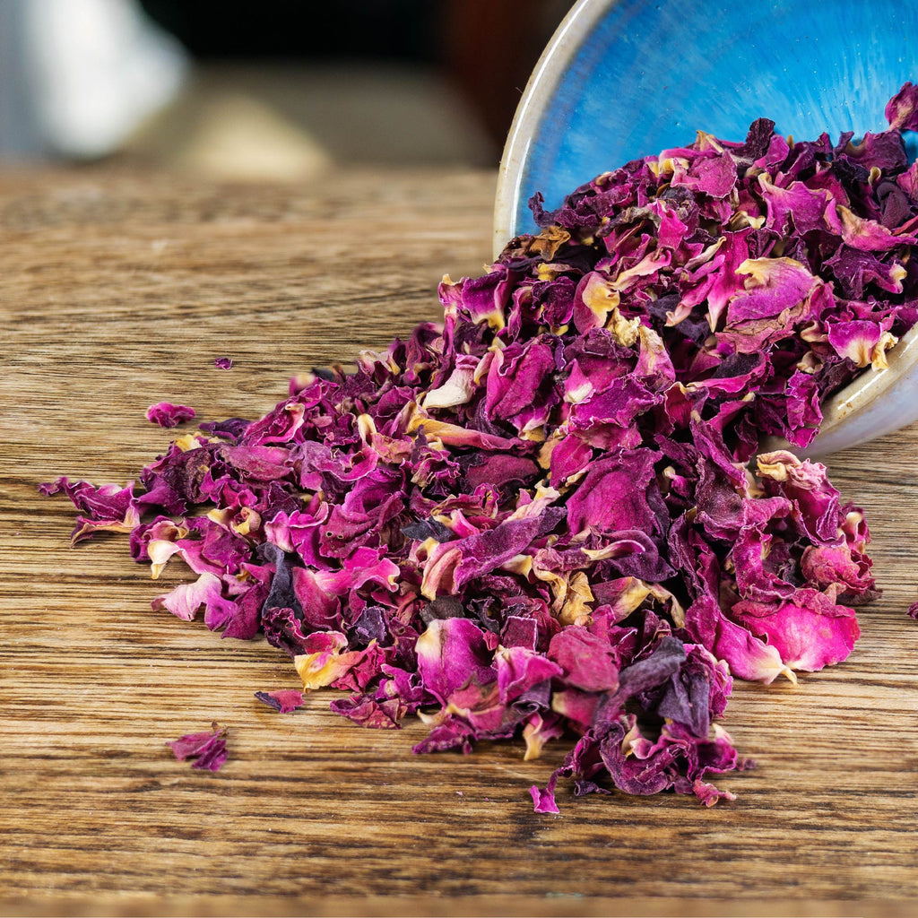 tea exclusive Organic Rose Petals Herbal Tea, 50 g - Piccantino